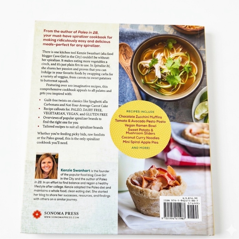 Spiralize It! Cookbook ⭐️ by Kenzie Swanhart - Picture 2 of 2
